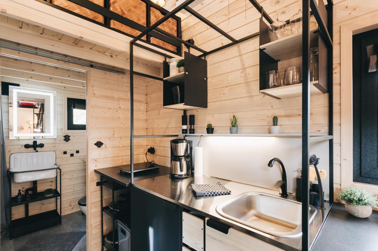 Idyllisches Tiny House Mit Sauna Löbau Buitenkant foto